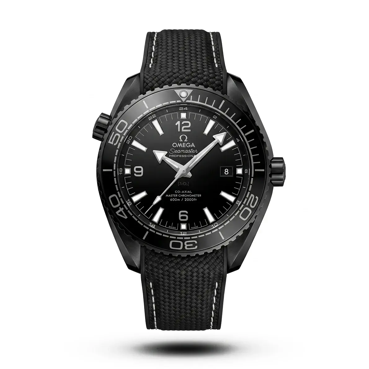 product-848c8aa9-b250-4106-a687-369c7eeea0bb Omega Seamaster Planet Ocean GMT black dial black belt Watch - Image 1