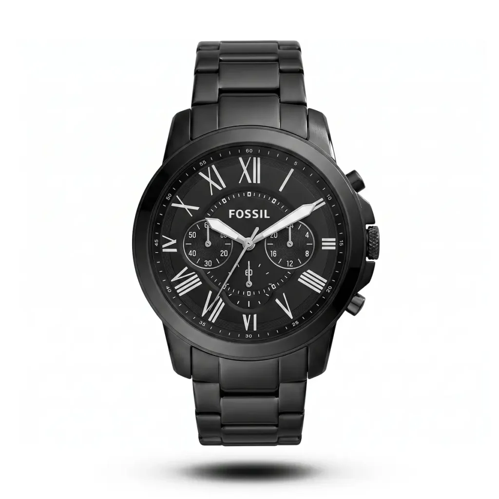 Fossil Grant Chronograph black tone black dial Watch | AA Grade Inspired