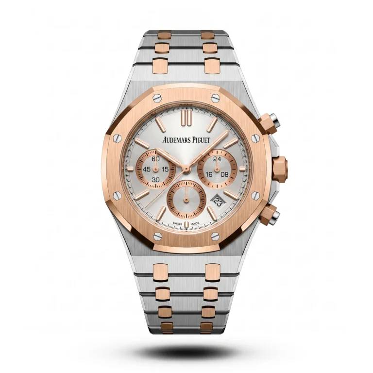 AP Royal Oak Chrono two tone champaign dial Watch | AA Grade Inspired