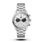 TAG Heuer Carrera Chronograph Bi-Compax silver dial black sub Watch | AA Grade Inspired