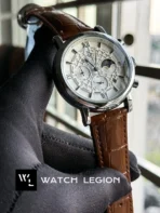 Patek Philippe spider dial brown Leather white dial Watch | AA Grade Inspired