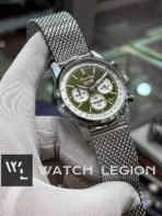Breitling Top Time Mesh Strap Men's green dial Watch | AA Grade Inspired