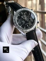 Omega Speedmaster '57 black Leather Strap Men's Watch | AA Grade Inspired