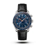 Omega Speedmaster Racing Chrono black Leather blue dial Watch | AA Grade Inspired