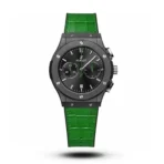 Hublot Classic Fusion crocodile leather green black