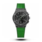 Hublot Classic Fusion crocodile leather green black