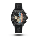 TAG Heuer Formula 1 Chronograph iconic dial black Suede Leather Watch | AA Grade Inspired