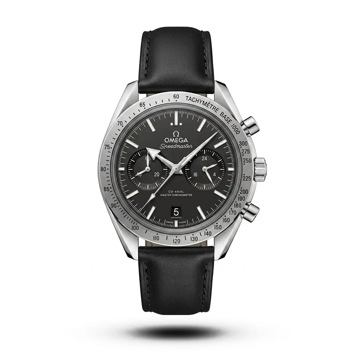 product-b594062b-1f7f-47e3-bf8b-1711dbaec5ee.webp Omega Speedmaster '57 black Leather Watch | AA Grade Inspired