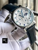 Patek Philippe spider dial blue Leather white dial Watch | AA Grade Inspired