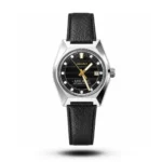 King Seiko Automatic balck dial black Leather Men's Watch | AA Grade Inspired