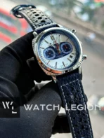 Breitling Top Time Zorro Perforated blue Strap white dial Watch | AA Grade Inspired