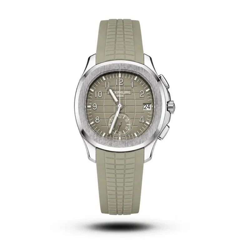Patek Philippe Aquanaut Chrono grey Rubber Strap Watch | AA Grade Inspired