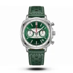 Breitling Top Time Zorro Perforated green Strap green dial Watch | AA Grade Inspired