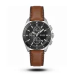 Hugo Boss Volane Chronograph mustard Leather black dial Watch | AA Grade Inspired
