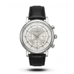 Patek Philippe Tri-Compax Chrono black Leather white dial Watch | AA Grade Inspired
