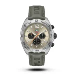 TAG Heuer Formula 1 Chronograph grey Suede Leather Watch | AA Grade Inspired
