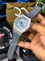 G-Shock GA-2100 Metal Bezel grey Silicone Strap Watch | Semi AAA Grade Inspired