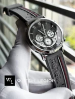 Tommy Hilfiger Multi-Function Skeleton Silicone black dial Watch | AA Grade Inspired