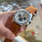 TAG Heuer Formula 1 Chronograph mustard Suede Leather Watch - Image 4