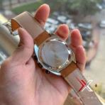 TAG Heuer Formula 1 Chronograph mustard Suede Leather Watch - Image 7