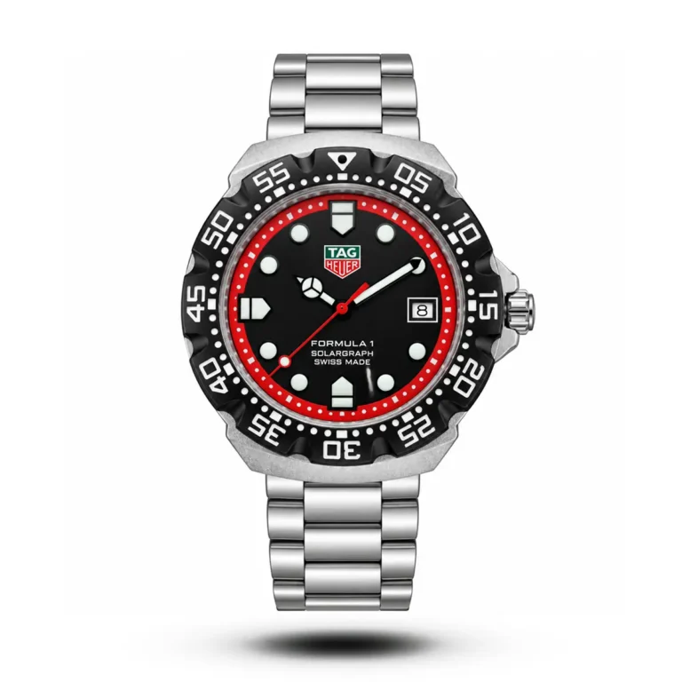 TAG Heuer Formula 1 Solargraph Black Dial Black Bezel Watch