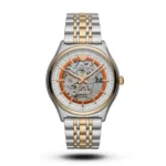 Emporio Armani Inspired Two-Tone Skeleton Dial Watch | AA Grade