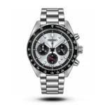 Seiko Prospex Speedtimer Chrono SIlver Dial Black bezel Watch
