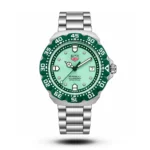 TAG Heuer Formula 1 Solargraph Powder Green Dial Green Bezel Watch