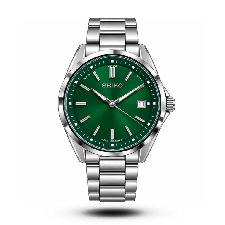 Seiko Classic Analog Automatic Green Dial Watch