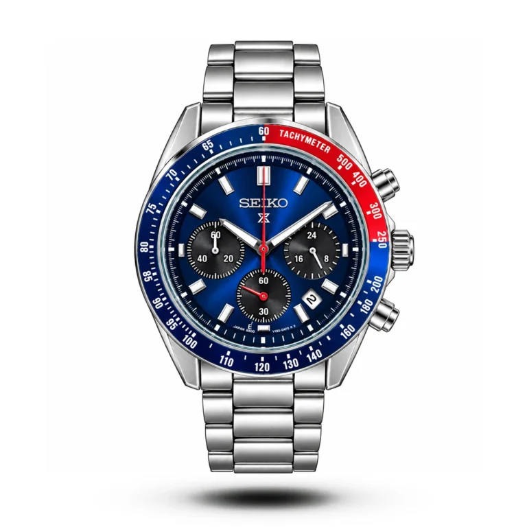 Seiko Prospex Speedtimer Chrono Pepsi Dial Watch