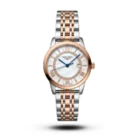 Longines Inspired Two-Tone Roman Dial Halo Ladies Watch | AA Grade